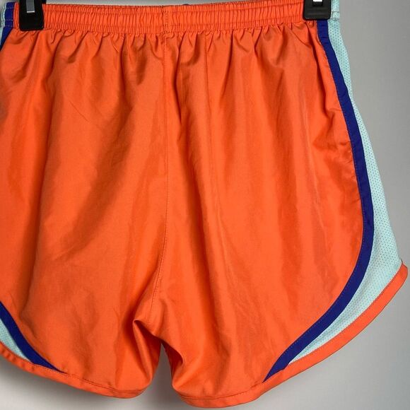 Nike Dri-Fit Tempo Womens Orange Running Shorts Athletic Liner Active Gym Size S - Picture 6 of 8